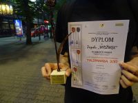 dyplom i nagroda dla zespołu WYŹWIĘK Tulipanada 2017