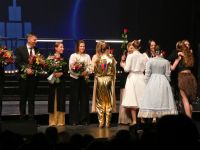 podziękowania na scenie